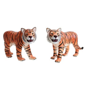 Tiger Blick rechts und links lebensgroß