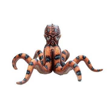 Roter Oktopus lebensgroß lebensgroß