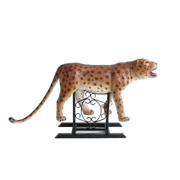 Leopard auf Ständer lebensgroß