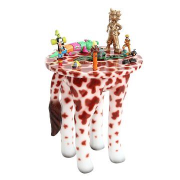 Tisch Giraffe für Kinder verkleinert