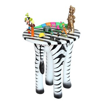 Tisch Zebra für Kinder verkleinert