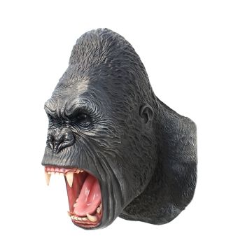 Schwarzer Gorilla lebensgroß