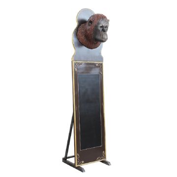 Orangutankopf Angebotstafel lebensgroß