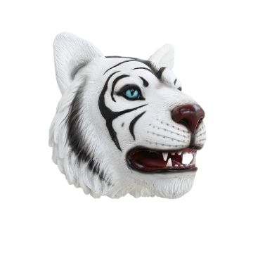 Weißer Tigerkopf  lebensgroß