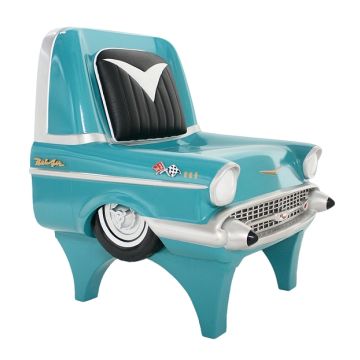 Stuhl Chevy Hellblau verkleinert