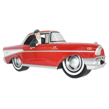 Wanddeko Chevy Rot mit Elvis verkleinert