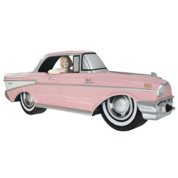 Wanddeko Chevy Rosa mit Marilyn verkleinert