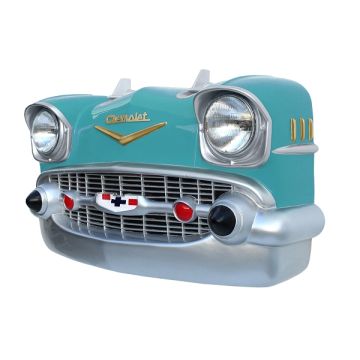 Wanddeko Chevy Front Hellblau verkleinert