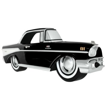 Wanddeko Chevy Schwarz verkleinert