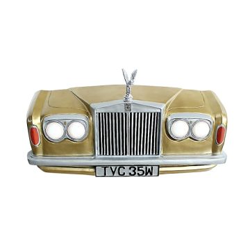 Wanddeko Rolls Royce Gold verkleinert