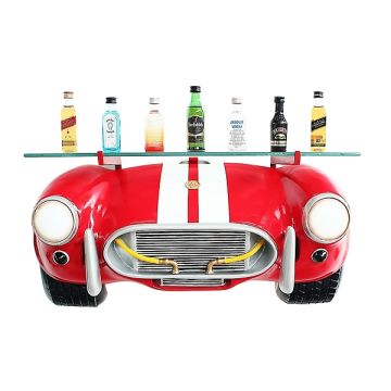 Wandregal Shelby Cobra mit Glasplatte verkleinert
