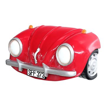 Wanddeko VW Rot verkleinert