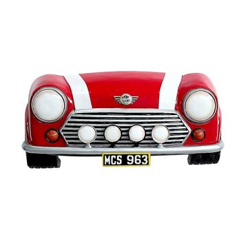 Wanddeko Mini Cooper Rot verkleinert