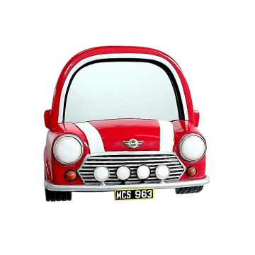 Spiegel Mini Cooper Rot verkleinert