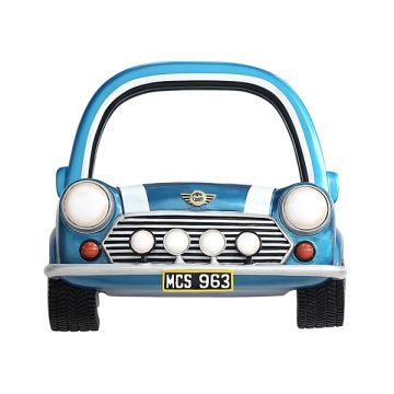 Spiegel Mini Cooper Blau verkleinert