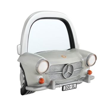 Spiegel Mercedes Benz Silber verkleinert