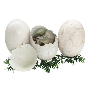 Dinosaurier Eier mit BabyDinosaurier lebensgroß