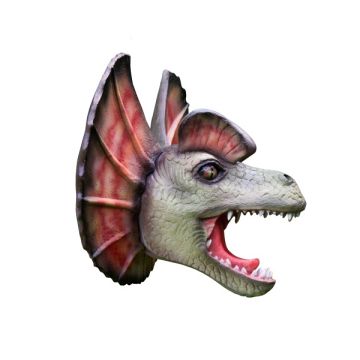 Dinosaurier BabyDilophosauruskopf lebensgroß