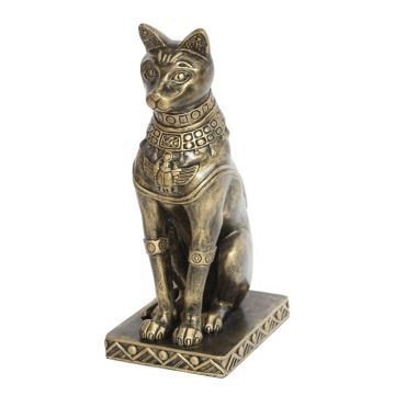 ägyptische Katze Gold lebensgroß