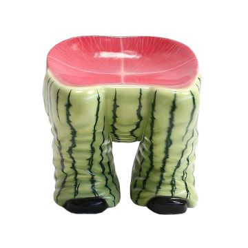 Hocker Hintern mit Wassermelonenmuster lebensgroß