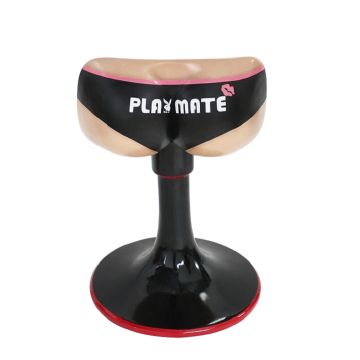 Stuhl Playmate Unterwäsche Schwarz lebensgroß