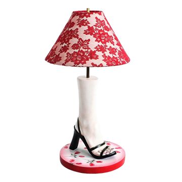 Fußlampe lebensgroß