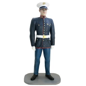 Amerikanischer Marine lebensgroß