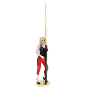 Model mit Billardstockhalterung verkleinert
