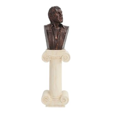 Gangster Al Pacino Scarface Büste Bronze auf Säule lebensgroß