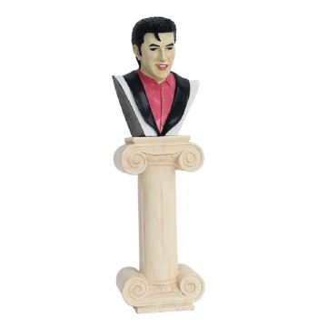 Elvis Büste auf Säule lebensgroß