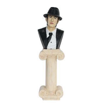 Elwood Blue Büste auf Säule lebensgroß