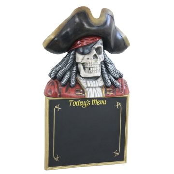 Piratenskelett Angebotsschild lebensgroß