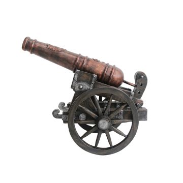 Kanone Bronze lebensgroß