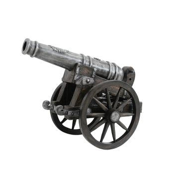 Kanone Silber lebensgroß