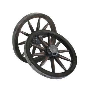 Wagenräder mittel lebensgroß