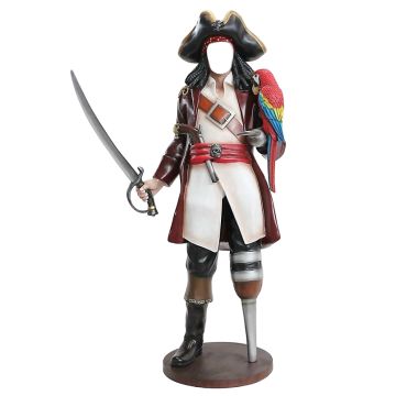 Captain Hook ohne Gesicht lebensgroß