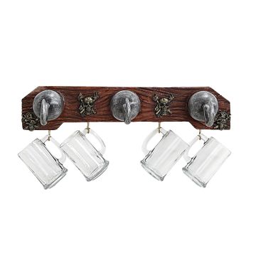 Garderobe Piratenhaken und Trinkglashaken lebensgroß
