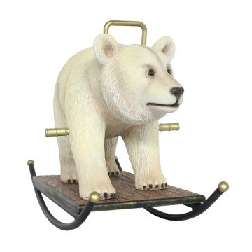 Polarbär Schaukel lebensgroß