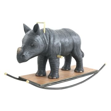 Nashorn Schaukel lebensgroß