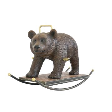 Braunbär Schaukel lebensgroß