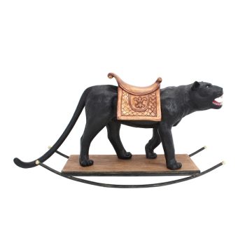 Jaguar mit Sattel Schaukel lebensgroß