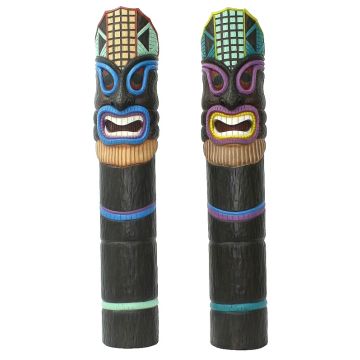 Tiki Masken lebensgroß