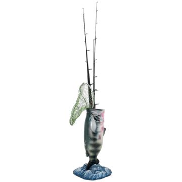 Fisch als Angelhalter lebensgroß