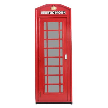 Telefonzelle Wanddeko lebensgroß