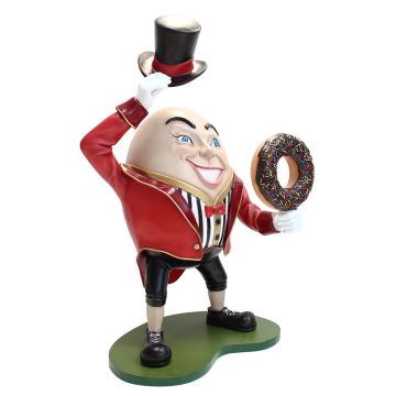 Humpty Dumpty Hut ab mit Donut lebensgroß