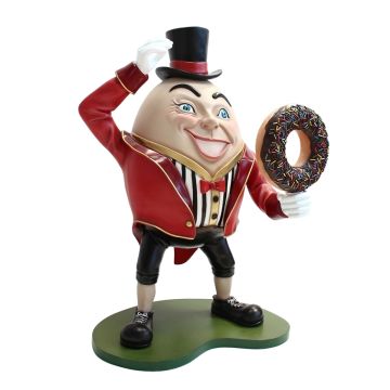 Humpty Dumpty Hut auf mit Donut lebensgroß
