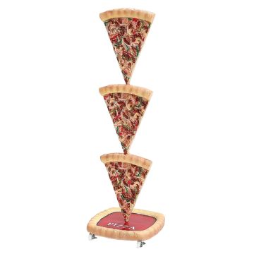 Pizzastücke Zweiseitig vergrößert