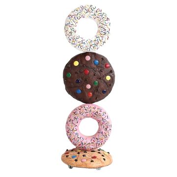 Kekse und Donuts vergrößert