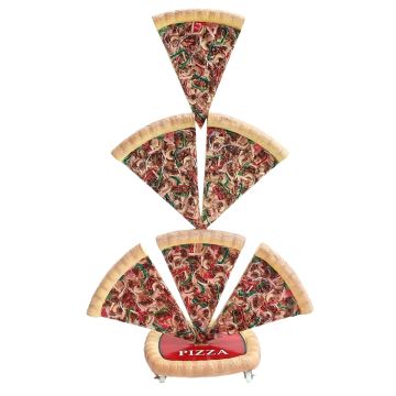 Pizzastücke 6 Einseitig vergrößert
