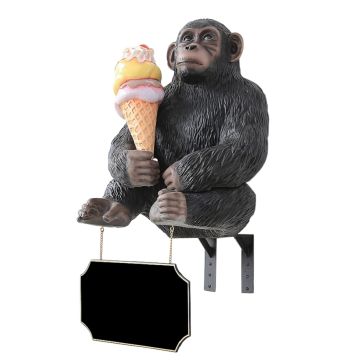 Affe mit Eis für für Wand lebensgroß